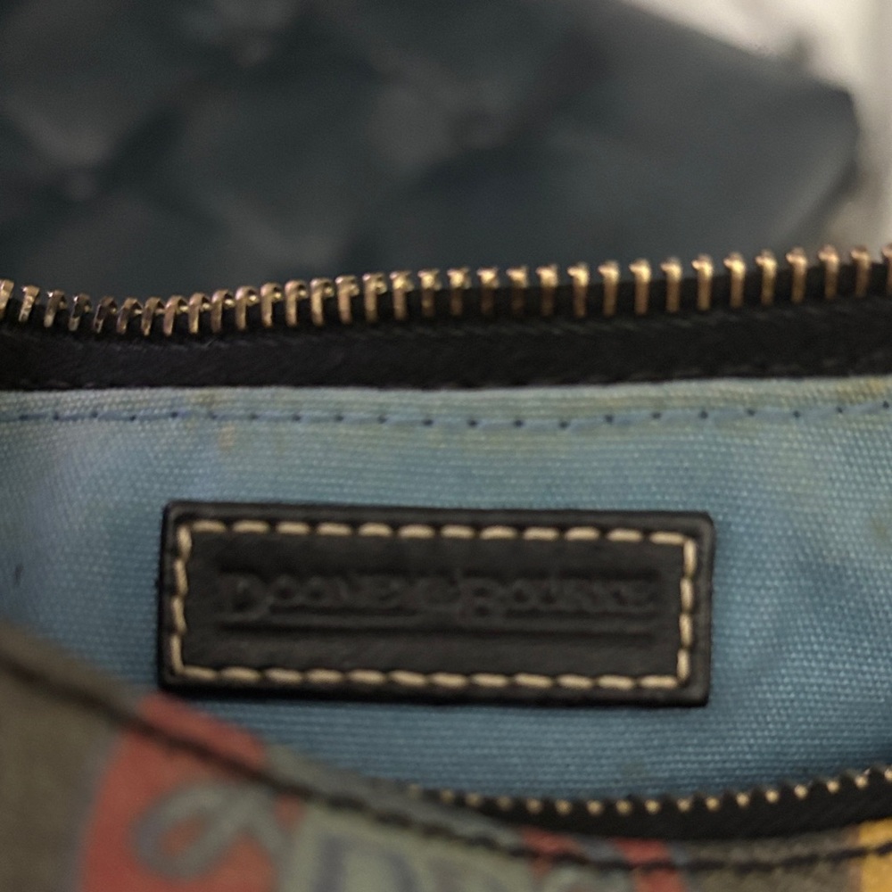 Dooney & Bourke Multicolor Logo Hobo Bag - EUC - Picture 6 of 10